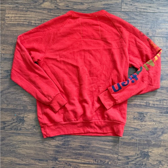 Aviator Nation Signature Logo Red Graphic Venice Surf Sweatshirt Unisex | XS - Picture 6 of 7